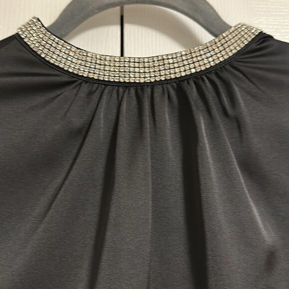 GENERATION LOVE ASHLEY CRYSTAL BLACK BLOUSE - Picture 3 of 7